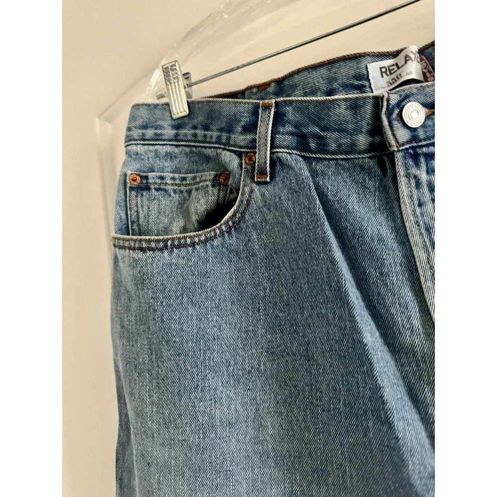 LEVI'S 550 Men's Blue Straight Relaxed Fit Comfort Denim Jeans-Size‎ 40 X 32